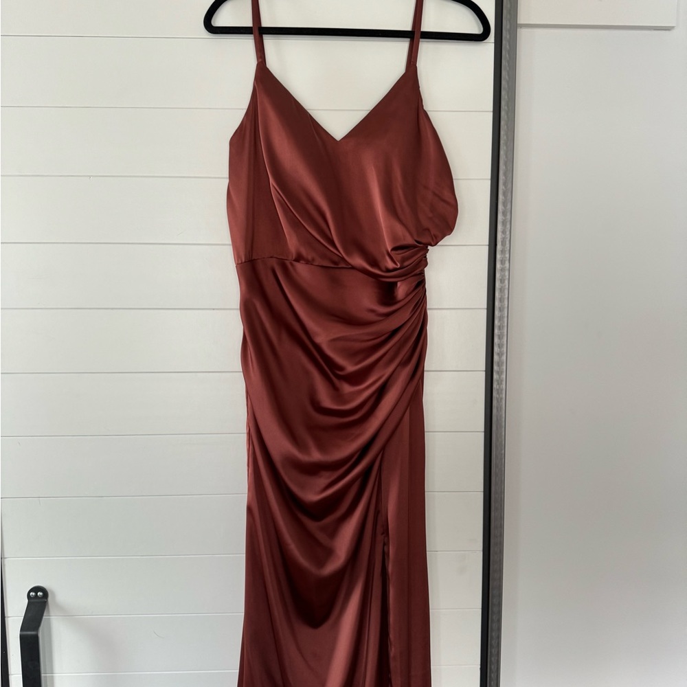 Revelry Rory Satin Dress
